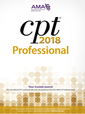 cover image of CPT Professional 2018